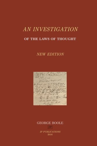 An Investigation of the Laws of Thought cover